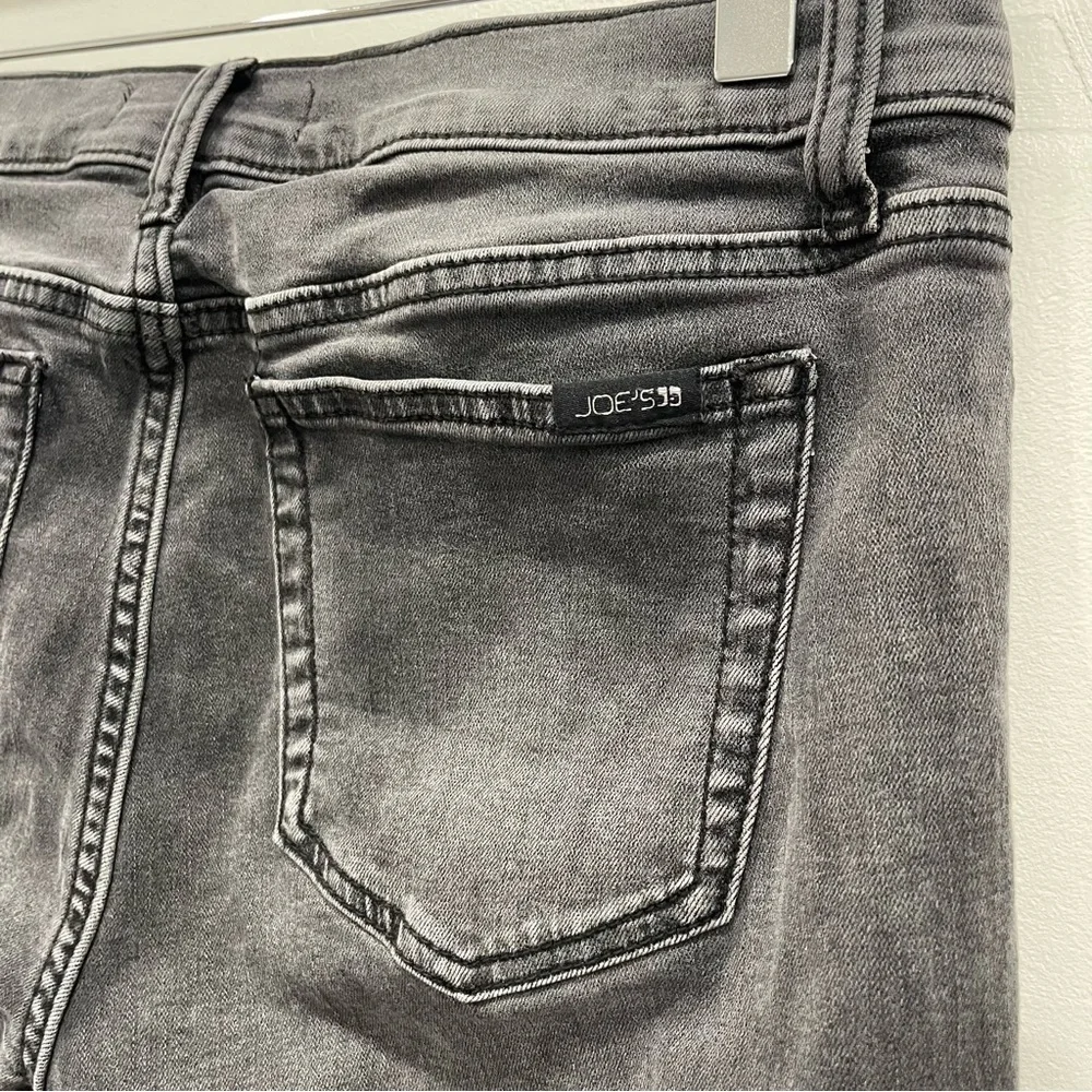 Joe’s Straight Crop Denim Jeans Women’s 26 Cotton Blend Washed Black